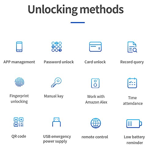 Serrure intelligente TTlock Bluetooth avec empreinte digitale et carte IC - 7