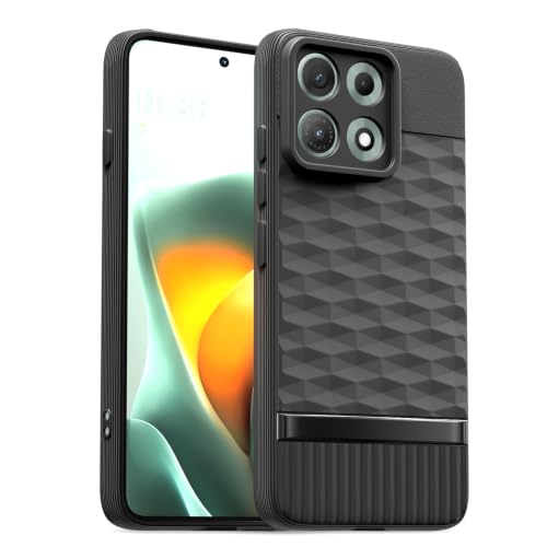 Image of Outlouders Back Cover for Motorola Moto Edge 70 Max 5G | Full Camera Protection | TPU Soft Flexible Shockproof Bumper Case (Black)