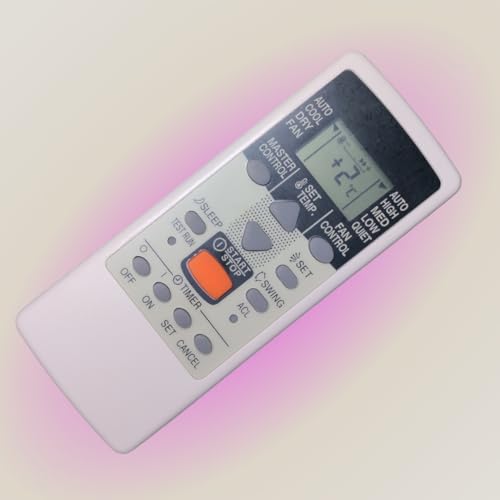 Image of Sanavya AC Remote Control - Compatible Replacement for Split & Window Air Conditioners - Replicates Genuine Remote Functions (O General Ac Remote AR-JE6)