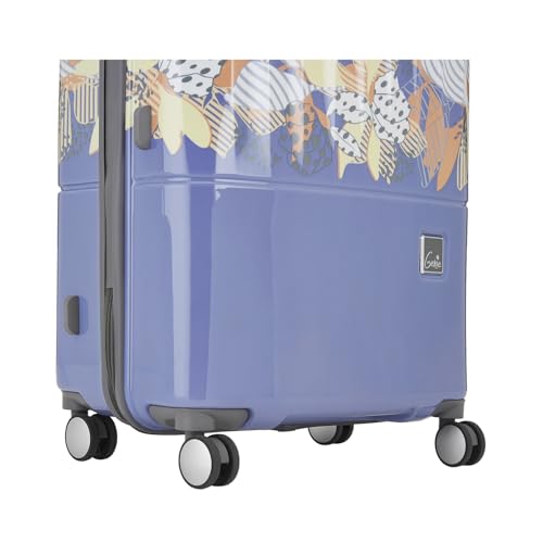 Image of Sprout 79cm Trolley Bag,Hard Side 8 Wheel Check-in Luggage- Lilac, Printed, Travel Bag for Women