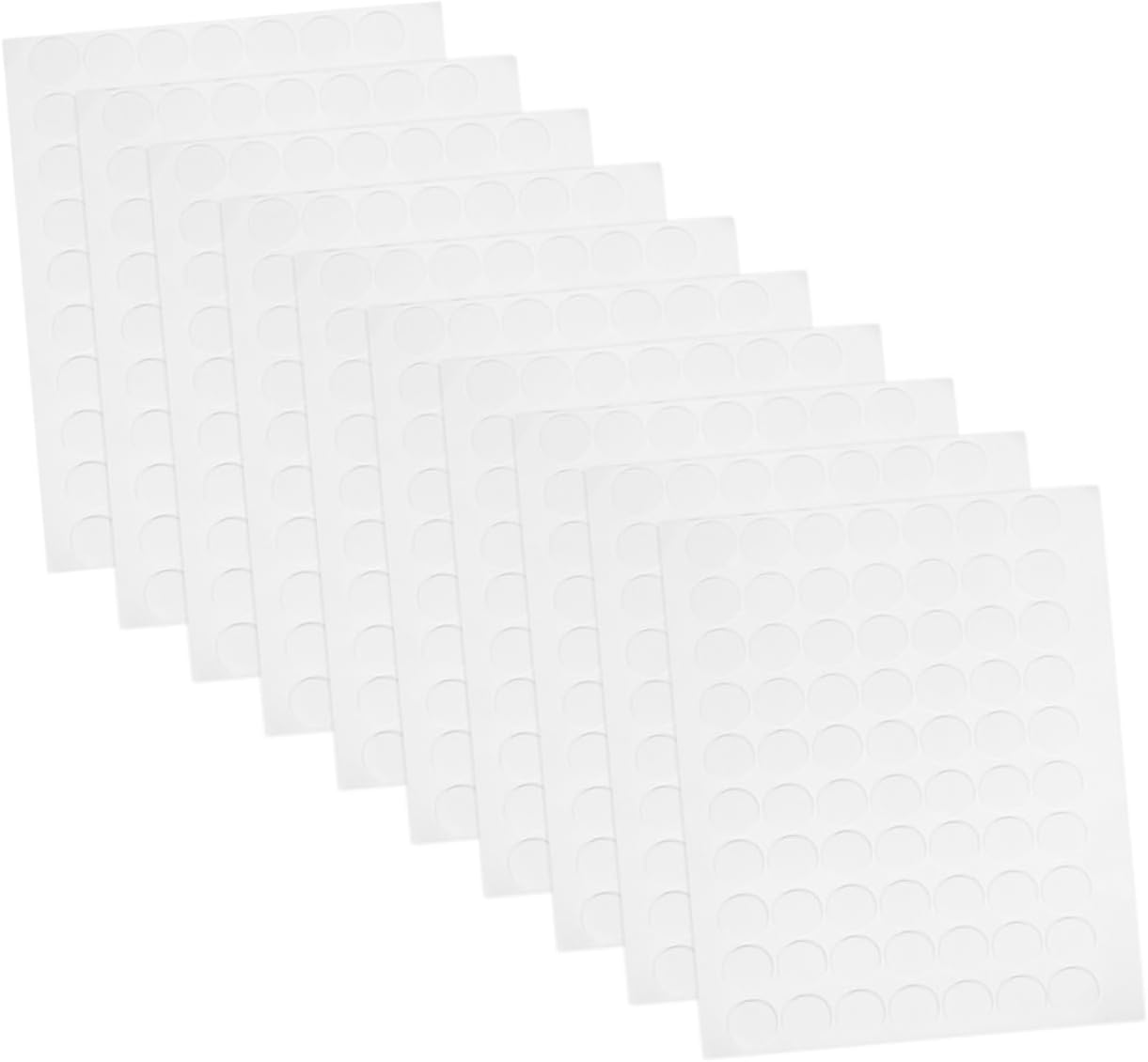 SOLUSTRE 20sheet Double-Sided Adhesive Dots Dots Adhesive Circle Stickers Permanent Self Office Circle Stickers