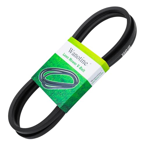 Wanotine GX24154 Drive Belt Replaces John Deere D105 Drive Belt, Fits John Deere D105, E100, X105, X106 Lawn Tractors M41668 (1/2” x 98”)
