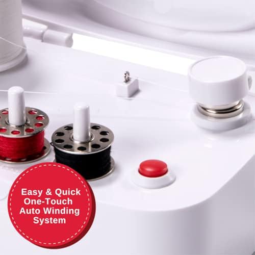 Image of SINGER Portable Bobbin Winder | Compact & Easy-to-Use Bobbin Winding Machine with Automatic Shut-Off | Compatible with Class 15 & 15J Bobbins