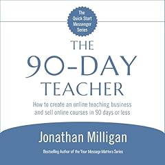 The 90-Day Teacher Audiolibro Por Jonathan Milligan arte de portada