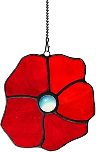 Miniatura 9 de Forget-me-not - Atrapasoles para ventana con vitrales, Forget Me Not Flower Suncatcher para ventana, flores de vitral, regalos de cumpleaños para