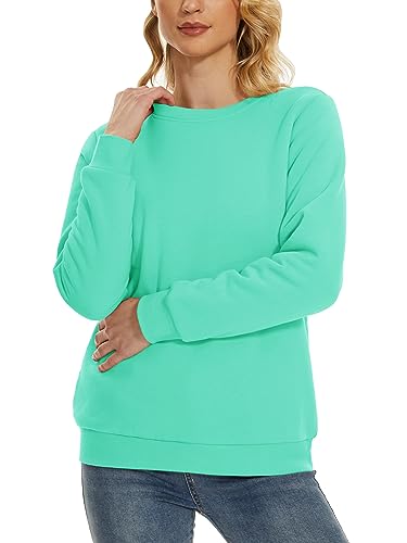 TACVASEN-Womens-Sherpa-Lined-Sweatshirts-Casual-Crewneck-Cute-Fleece-Pullover-Long-Sleeve-Thermal-Shirts 41gjacr5rQL