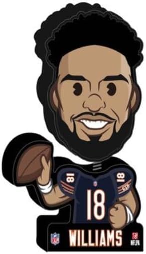 Caleb Williams Chicago Bears Mover & Shaker Wooden Bobblehead NFL Football