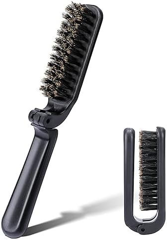Amazon.com : Travel Hair Brush,Folding Boar Bristles Brush Collapsable
