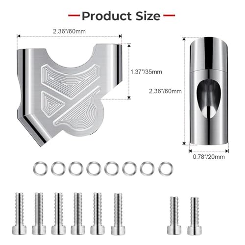 Abrazaderas para elevadores de manillar motocicleta S1000XR 2