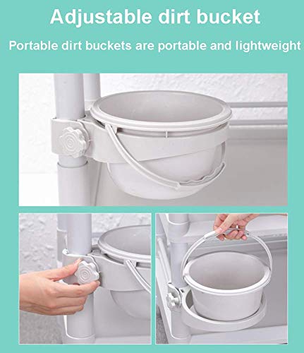 Chariot de stockage mobile blanc pour organiser les petits espaces encombrés - 6