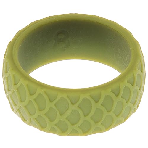 VICASKY Men's Sports Ring Flexible Silicone Ring for Strength Training Protective Covers