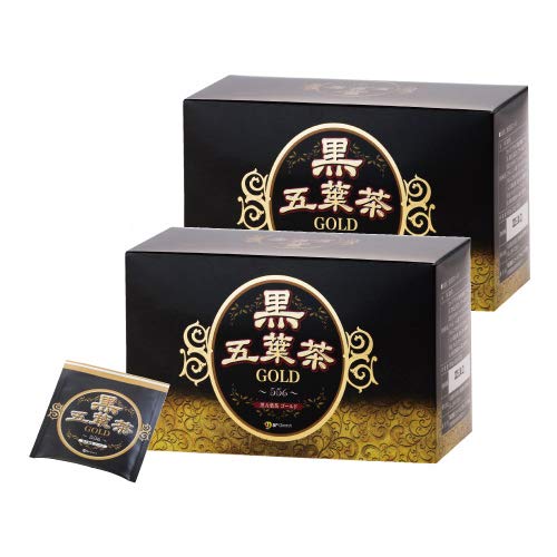 黒五葉茶ゴールド 30包 2箱セット ダイエット キャンドルブッシュ 黒生姜 お茶 ダイエット茶 ティーバッグ