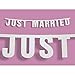 Produktbild Partydeco  Girlande mit Aufschrift Just Married, für Hochzeit, GRL15-KARTON