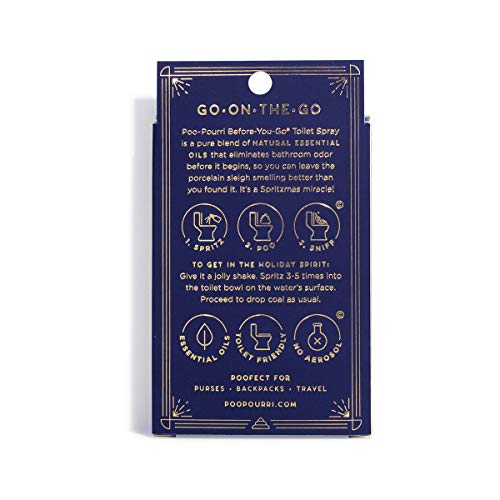 Image of Poo-Pourri Before-You-go Toilet Spray, 10 ml Jingle Bowls, 10 ml Toilet Tidings and 10 ml Yule Loges Spray (3 Count)
