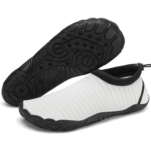 Image of Mishansha Water Shoes Women Wide Toe Quick Dry Aqua Shoes | Adult Swim Shoes Anti-slip Five Finger Barefoot Shoes For Beach Hiking Yoga Reefing Surfing River