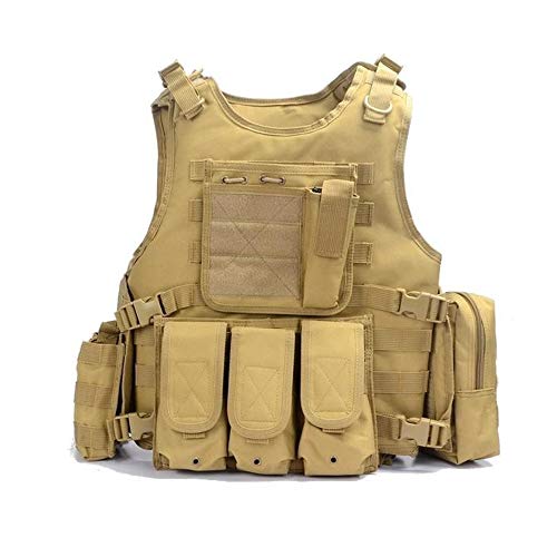  WOLIORS Gilet Tactique Réglable Airsoft Gilet ...