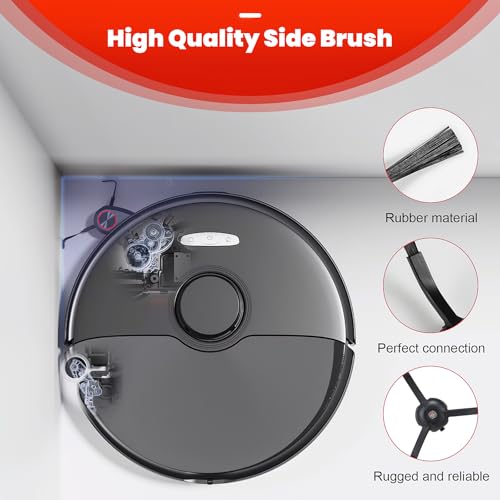 Image of 30 Pack Accessories Kit for Roborock S8 MaxV Ultra Robot Vacuum | 1 Pair Main Brushes, 2 Self-Cleaning Brush, 6 Side Brush, 4 Filters, 4 Round Mop Pads, 4 Long Mop Pads, 6 Dust Bags, 2 Tools