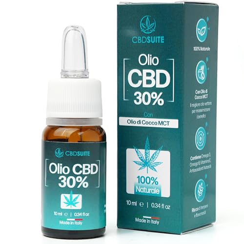 CBDSUITE Olio CBD 30% - CBD Oil 100% Naturale