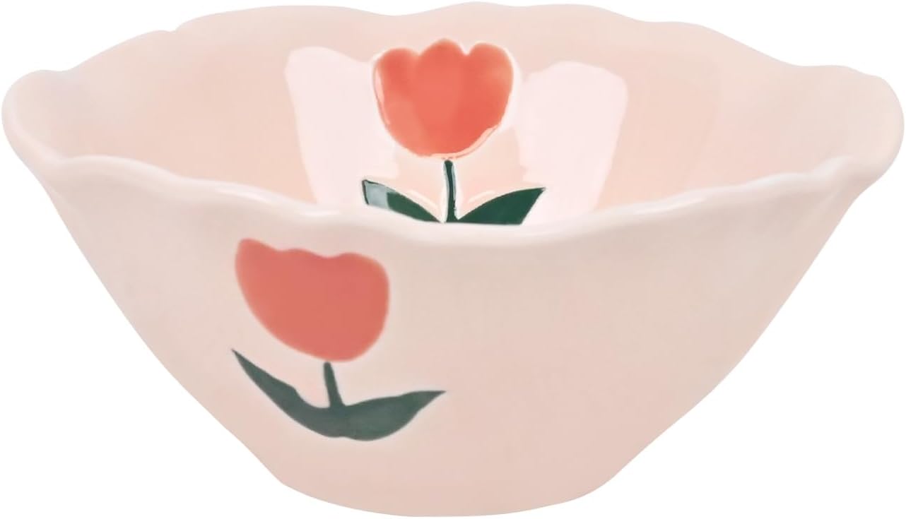 Koythin Ceramic Cute Bowl, Creative Soup Bowls, Flower