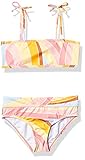 billabong swim shorts Adjustable Straps Billabong Girls\' Sea of Gold Strappy Tank Two Piece Swim Set, Multi, 10