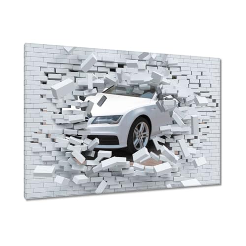 Impression sur toile voiture A7 décoration murale grand format 90x60 cm tableau
