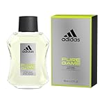 adidas Pure Game Aftershave 3.4 fl oz (Pack of 1), Notes of Grapefruit, Lavender, and Sandalwood, Men's Fragrance, Long Lasting, Sporty Fragrance, Travel Size - Image 2