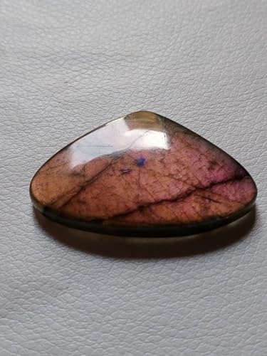Cabochon labradorite violette naturelle, pierre pour bague artisanale - 4
