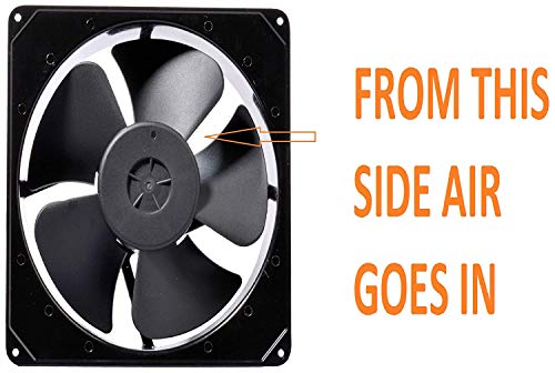 Image of Vendoz AC Medium Kitchen Exhaust Aluminium Fan, 8.70 inchinches (22x22x6cm)