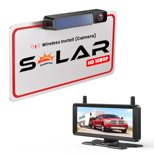 Solar Wireless Backup Camera: 2-Min DIY Install