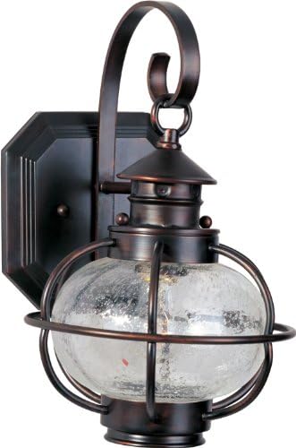 Maxim Portsmouth - 8 Inch 1 Light Outdoor Wall Lantern in Early American Style