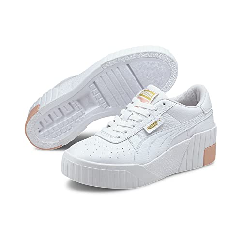 Image of PUMA Womens Cali Platform Sneakers Shoes Casual - White