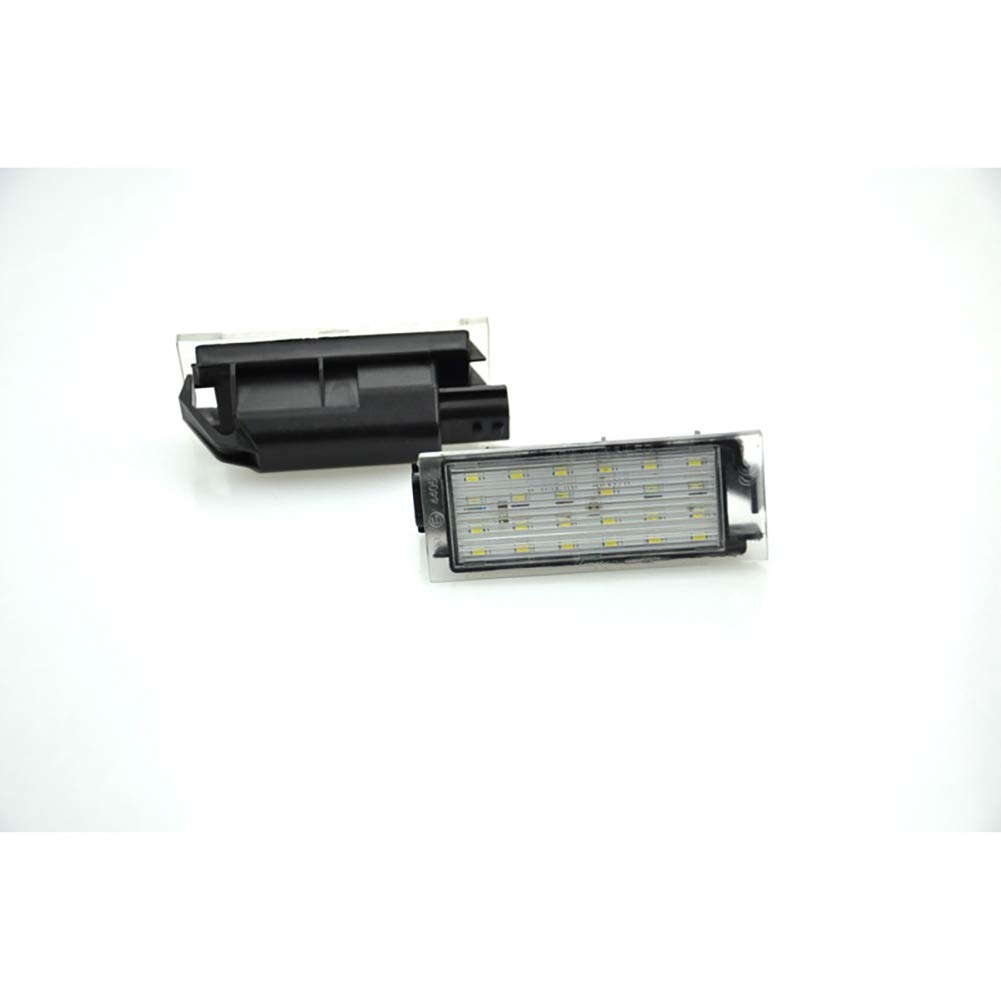 AUTO-STYLE Eclairage des Plaques d'Immatriculation LED compatible avec Renault/Opel divers modèles