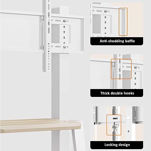 Soporte móvil para TV con ruedas para 50-100 pulgadas miniatura 4