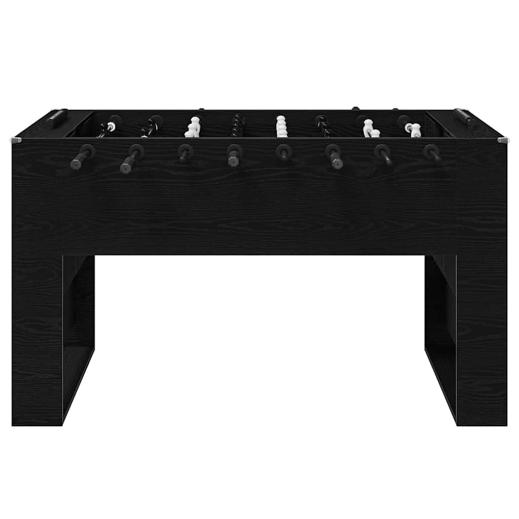 Moderno biliardino in legno con tubi in acciaio e maniglie ergonomiche per la sala giochi