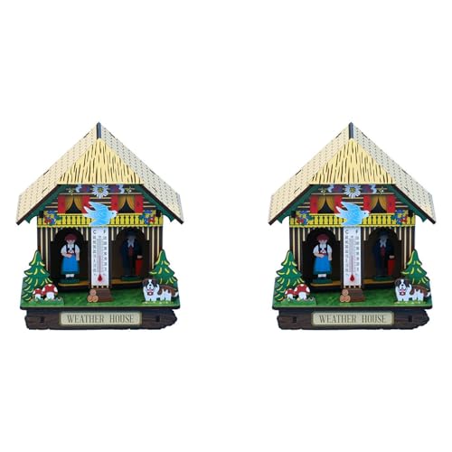 Baromètre de maison et thermomètre précis d'intérieur x2