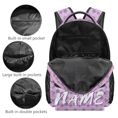 Customize Your Own Backpack-Lovely Butterfly Cat Backpack,Casual Daypacks Outdoor Sports Rucksack School Shoulder Bag for Men Women Boys Girls4