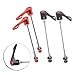 Quick Release Skewer Hub Quick Release Skewers Mountain & Road Bike Bicycle QR Levers Outer Diameter 100/135mm Accessory(Red)