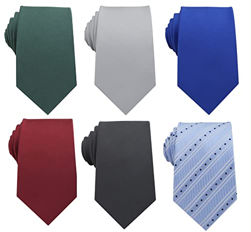 Image of WeiShang Classic Men's Silk Tie Necktie Woven JACQUARD Neck Ties
