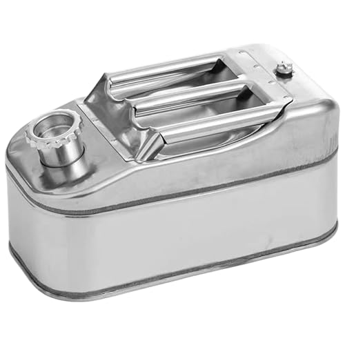 Bidon d'essence portable en acier inoxydable jerrican 5 litres