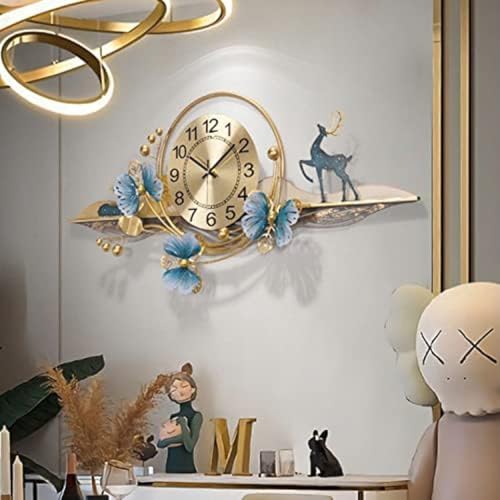 Horloge murale décorative 80 cm silencieuse pour maison et bureau - 4