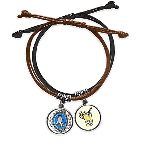 Bracelet corde main feuilles pigeon pour sublimer vos tenues d'été décontractées