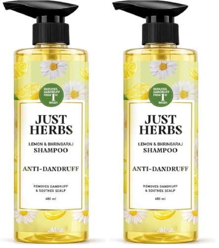 Image of Just Herbs Lemon & Bhringaraj Shampoo