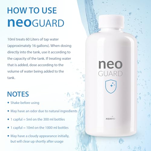 Image of Aquario Neo Guard - Phosphate Remover & Algae Prevention Solution for Aquariums - Prevents Algae Growth, Removes Excess Phosphates, Maintains Clear Water - Water Conditioner for Aquarium Tank - 300ml