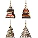 ZOUBAOQ Weihnachtsbaumschmuck, 2D-Bücher, gestapelt, Weihnachtsbaum-Form, Bücherregal-Anhänger, Lesebuch-Ornament, Bibliothekar-Familien-Ornament, 4 Stück Weihnachtsbaum günstig Kaufen-ZOUBAOQ Weihnachtsbaumschmuck, 2D-Bücher, gestapelt, Weihnachtsbaum-Form, Bücherregal-Anhänger, Lesebuch-Ornament, Bibliothekar-Familien-Ornament, 4 Stück