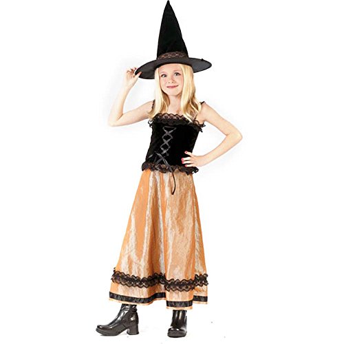 Disfraz de Bruja Elegante para Niñas Talla L 12-14