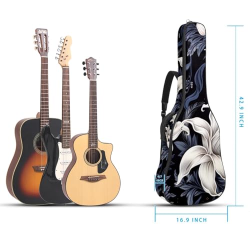 JRHEJTFZ Housse pour guitare acoustique de 1,9 cm d’épaisseur – Imperméable – Durable et élégant – Beau imprimé floral, Multicolore., 42.9×16.9×4.7 in, Motif imprimé tendance - Les Beatles, Paul McCartney, John Lennon, RIngo Starr, George Harrison JRHEJTFZ Housse pour guitare acoustique de 1,9 cm d'épaisseur - Imperméable - Durable et élégant - Beau imprimé floral, Multicolore., 42.9x16.9x4.7 in, Motif imprimé tendance – Image 6