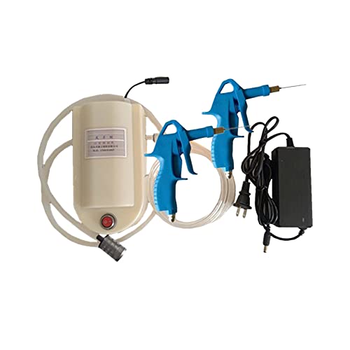 Electric High Pressure Bacon Pump Gun Meat Saline Syringe Pump Electric Injector Meat Processor AC 100-240V 50W (Double Gun)