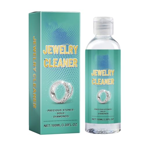 Mnozreo Agente Limpiador de Joyas de Oro y Plata,Limpiador de Diamantes de Joyería,Espuma de Joyas,Aerosol para Joyería,Líquido Limpiar Plata Oro Piedras,100ML,1PC