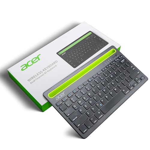 acer Swift Slim Multi-Device Wireless Rechargeable Keyboard with ...