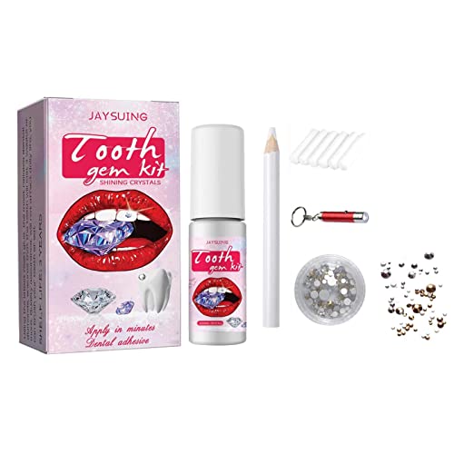 Elinrat Kit Brillantini per Denti,Kit